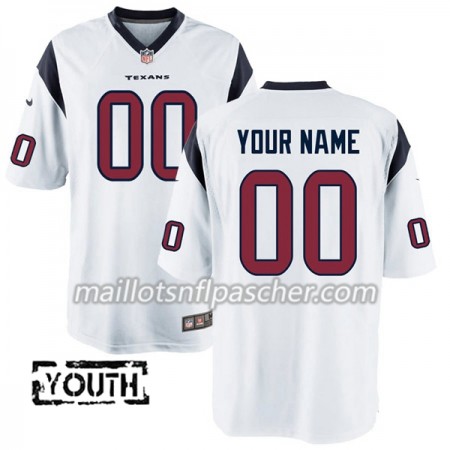 Maillot Houston Texans Custom Nike Blanc - Enfant